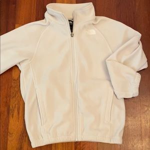 The North Face zip jacket girls small